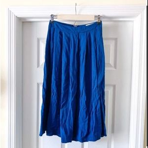 Painted Threads Pleated Skirt